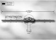 TRAVERSE CRANTEE 20X15MM - LONGUEUR 2M