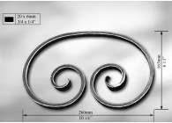 VOLUTE 260MM. 20X6MM.