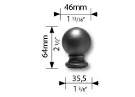 SPHERE EN ACIER MASSIVE - SOUDABLE ET GALVANISABLE