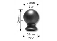 SPHERE EN ACIER MASSIVE - SOUDABLE ET GALVANISABLE