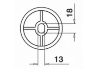 Bodemflens voor lijmverbinding