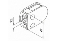 Glasklem, MOD 28, excl. klemrubbers