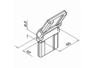 Raccord, Square Line, orientable, (0°-70°)