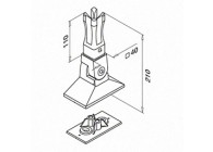 Embase-manchon, Square Line