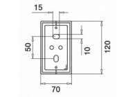 Embase-manchon, Square Line