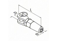 Chape avec fourche pour système de câble