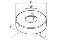 Cache-embase pour embase à souder MOD 3502