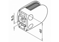 Glasklem, MOD 28, excl. klemrubbers