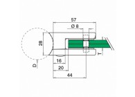 Glasklem, MOD 42, excl. klemrubbers