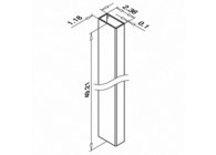 Tube, Square Line, 60x30x2,6 mm