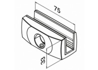 Support de verre, MOD 55, bas