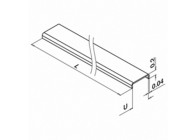 Glasrandbescherming U-profiel, 12,7613,52mm glas