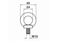 Easy Q-web oogbout, M10 draad