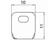 Easy Q-web, dwarsklem voor spankabel, 1,5 mm