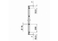 Easy Glass View, set, hoogte 1100 mm