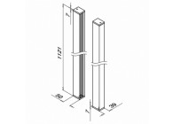 Easy Glass View, set, hoogte 1100 mm