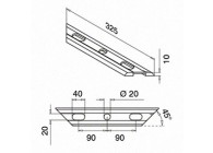 Profil de drainage, Easy Glass Slim