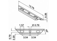 Profil de drainage, Easy Glass Slim