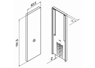 Eindkap, Easy Glass Smart, voor trapopgang