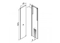 Embout, Easy Glass Prime Y, pour escaliers