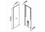 Eindkap, Easy Glass Max, voor trapopgang