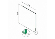 Q-glass 800x1000x8,76 mm (4-0,76-4)