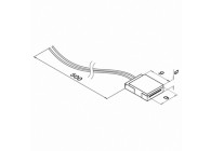 LED strip aansluitkabel, IP20