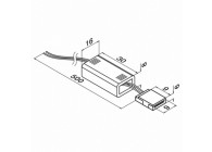 LED strip aansluitkabel, IP54