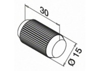 Houten plug, 30 mm, Ø15 mm, QS-512