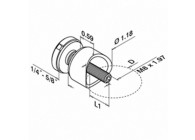 Haaksleutel met pen, Ø30 - 32 mm, Q-31