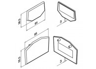 146502-02~~Eindkap,EG Air,vloerglasklem,rvs316,glasparelgestr,VPE2x2