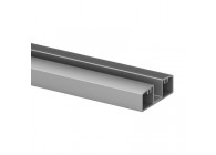 Glasrail, Easy Alu, onder, 55x25 mm