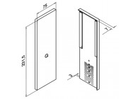 Embout,EG Prime,pour escaliers,lateral,droite,alu,anod