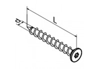 Verzonken plaatschroef met binnenzesrond, QS-268