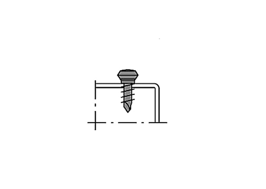 180-604210~~Klemschroef voor glaslat - ketting verpakt per 100