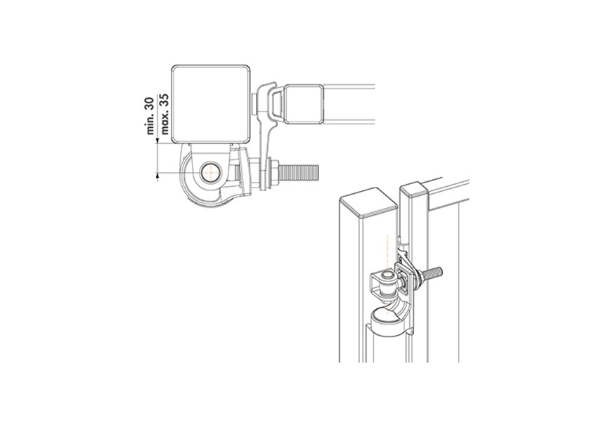 RHINO-SILV~~P00009905-SILV - Hydraulische poortsluiter-zilver