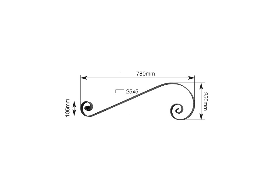 TRB25-5~~TREKKER 780MM.