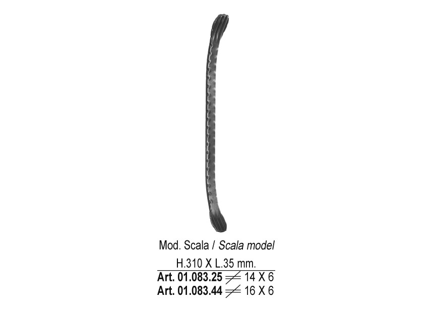 VOLUTE 310X35MM - 14X6MM