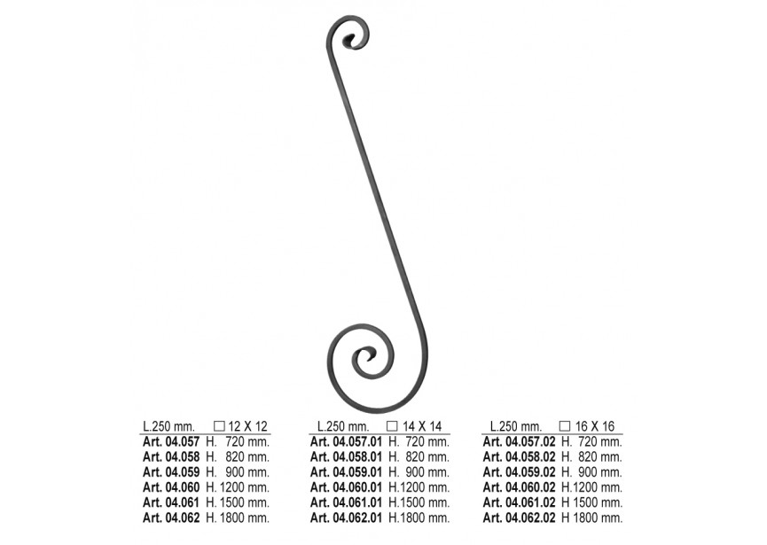 04.061.02~~S-KRUL 250X1500MM # 16MM