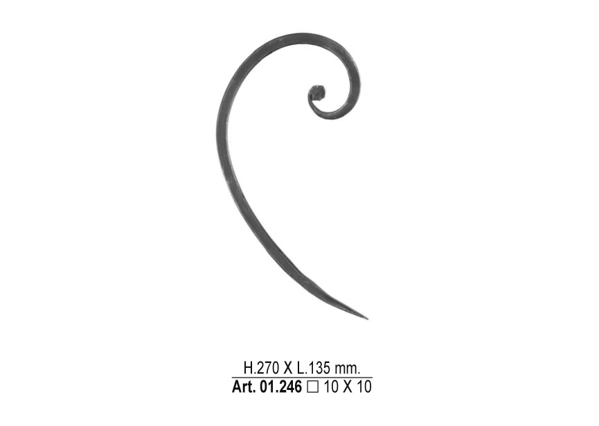 01.246~~KRUL 270X135MM - # 10MM