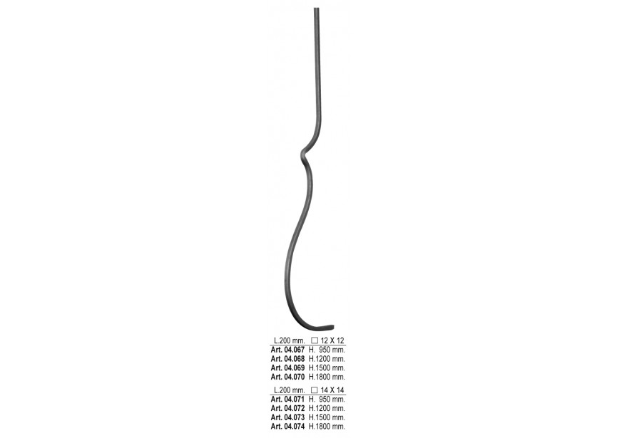 04.074~~BUIKSPIJL 200X1800MM # 14MM