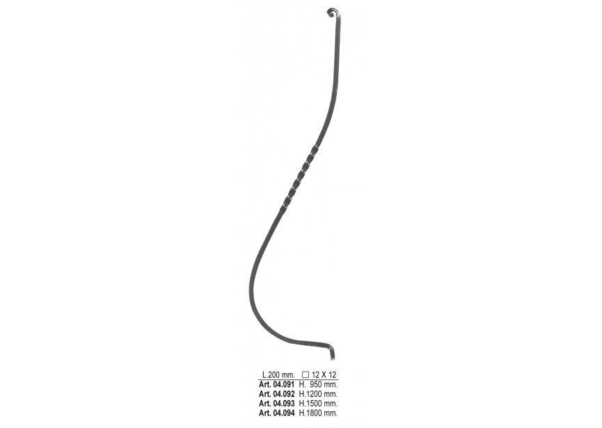 04.094~~BUIKSPIJL 200X1800MM # 12 MM