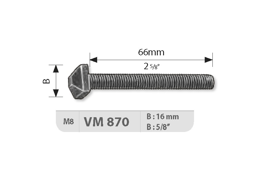 VM870~~WARM GESMEDE SIERKOPSCHROEF