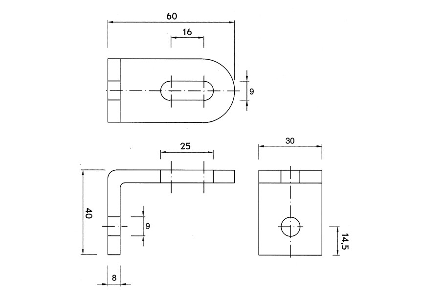 PLAQUE DE FIXATION EN ACIER