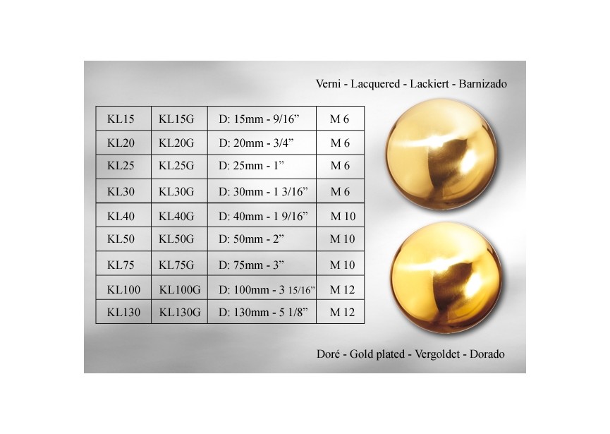 KL75G~~HOLLE MESSINGBOL M10