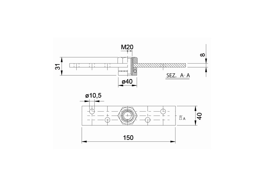 PLATINE PIVOTANTE GRAND M20