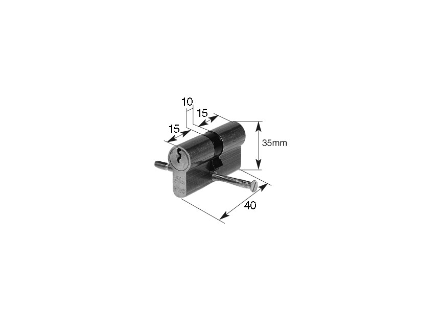 CIL-KA-M40~~GELIJKSLUITENDE CYLINDER