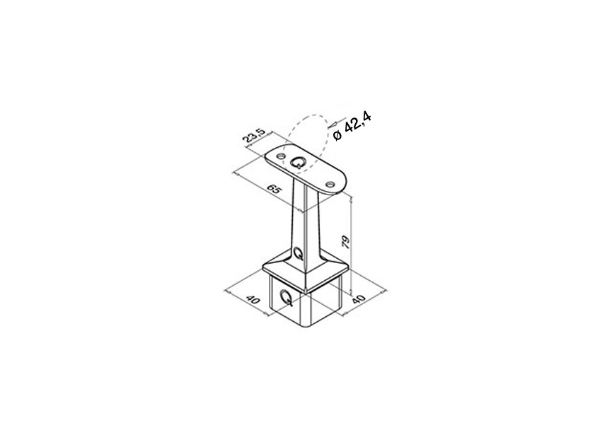 144710-042-00-12~~HANDRAILINGSTEUN MOD.4710 - o 42.4