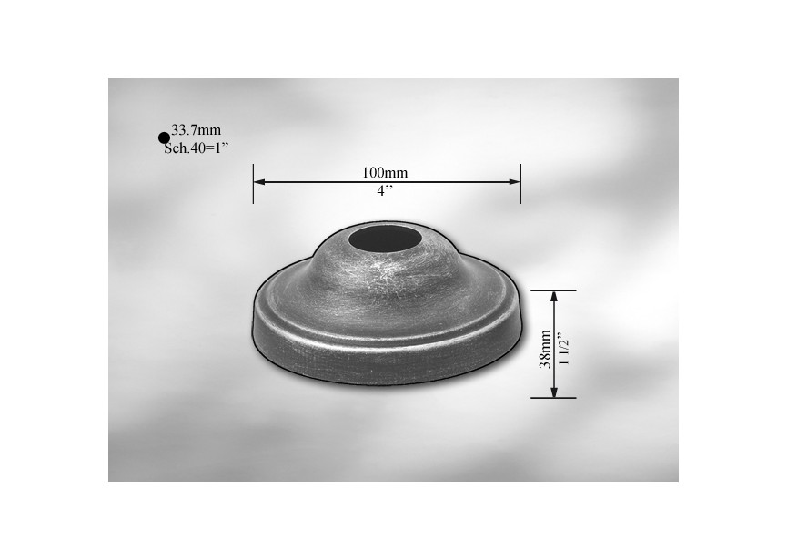 CSR34~~DEKPLAAT o 33,7 MM.