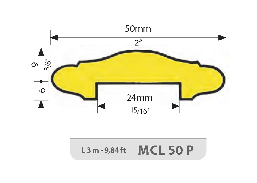 MCL50P-3M~~HANDGREEP UIT SMEEDB. BRONS